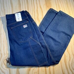 Tyndale Men's F290T Arc Rated Flame Resistant Canvas Carpenter Jeans Blue 32x30